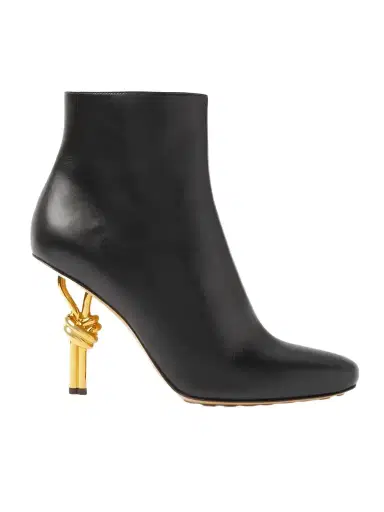 Bottega Veneta Knot Leather Ankle Boots | Thumbnail 1 Bottega Veneta Knot Leather Ankle Boots | Thumbnail 1
