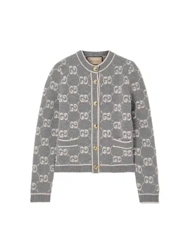 Gucci Wool-jacquard Cardigan | Thumbnail 1 Gucci Wool-jacquard Cardigan | Thumbnail 1