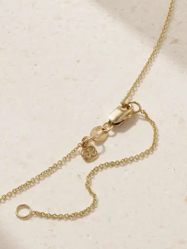 Sydney Evan Pure Initial 14-karat Gold Necklace | Thumbnail 3 Sydney Evan Pure Initial 14-karat Gold Necklace | Thumbnail 3