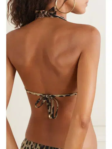 Dolce & Gabbana Leopard-print Halterneck Bikini Top | Thumbnail 3