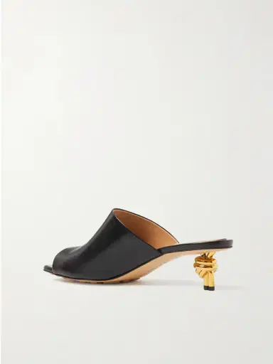 Bottega Veneta Knot Leather Mules | Thumbnail 3