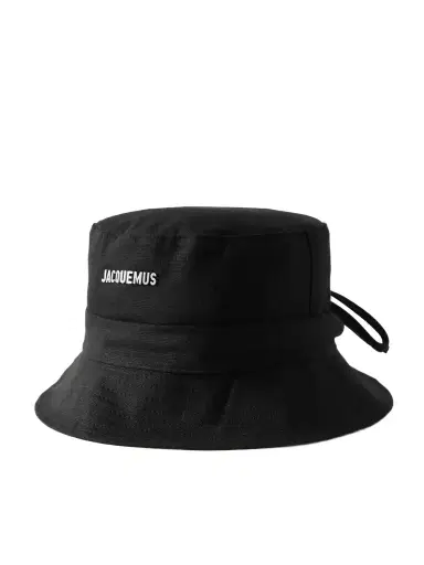 Jacquemus Le Bob Embellished Cotton-canvas Bucket Hat | Thumbnail 1 Jacquemus Le Bob Embellished Cotton-canvas Bucket Hat | Thumbnail 1