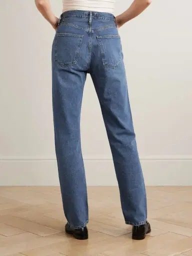 AGOLDE + Net Sustain 90's Pinch Waist Long High-rise Straight-leg Organic Jeans | Thumbnail 4 AGOLDE + Net Sustain 90's Pinch Waist Long High-rise Straight-leg Organic Jeans | Thumbnail 4