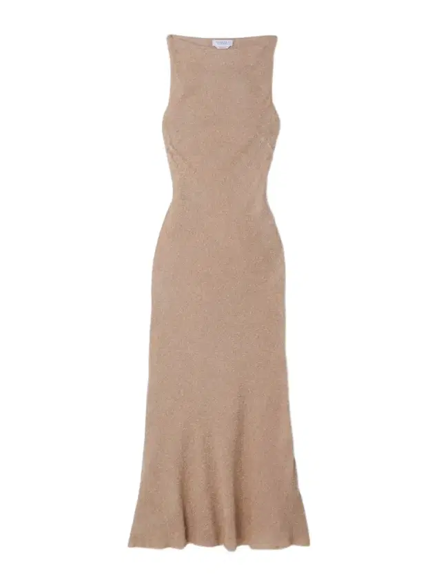 Seren Gathered Silk-blend Bouclé Maxi Dress