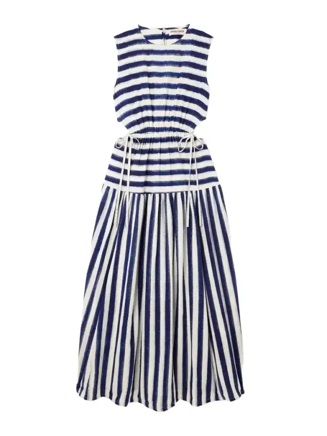 + Net Sustain Pulcheria Striped Cotton Maxi Dress