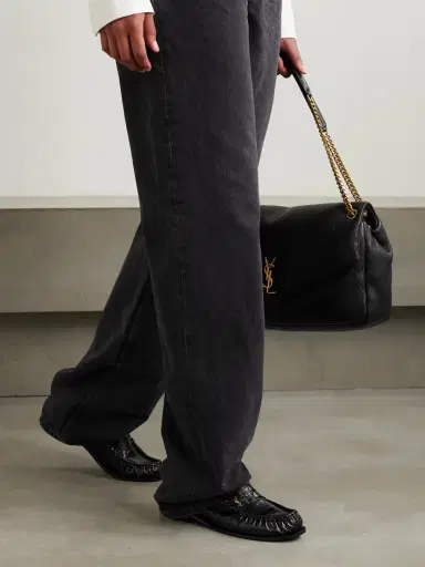 Saint Laurent Le Loafer Leather Loafers | Thumbnail 2