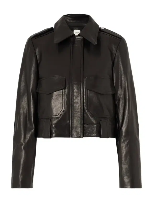 Cordelia Cropped Leather Jacket