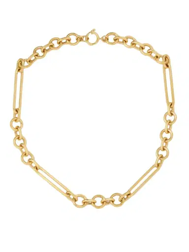 Foundrae Oversized Mixed Clip 18-karat Recycled Gold Necklace | Thumbnail 1 Foundrae Oversized Mixed Clip 18-karat Recycled Gold Necklace | Thumbnail 1