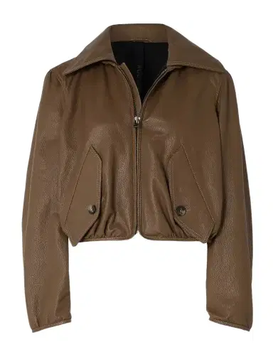 Petar Petrov Hero Cropped Leather Jacket - x large | Thumbnail 1 Petar Petrov Hero Cropped Leather Jacket - x large | Thumbnail 1