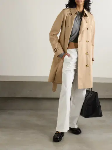 Burberry Kensington Organic Cotton-gabardine Trench Coat | Thumbnail 2 Burberry Kensington Organic Cotton-gabardine Trench Coat | Thumbnail 2