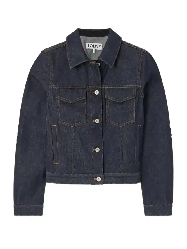 Anagram Appliquéd Denim Jacket