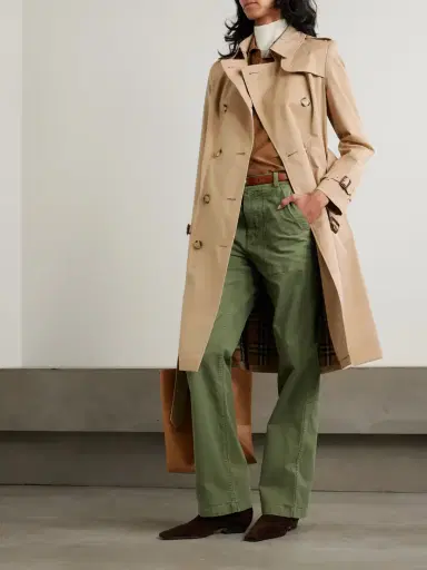 Burberry Chelsea Long Organic Cotton-gabardine Trench Coat | Thumbnail 2 Burberry Chelsea Long Organic Cotton-gabardine Trench Coat | Thumbnail 2