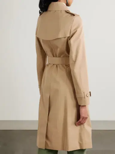 Burberry Chelsea Long Organic Cotton-gabardine Trench Coat | Thumbnail 4 Burberry Chelsea Long Organic Cotton-gabardine Trench Coat | Thumbnail 4