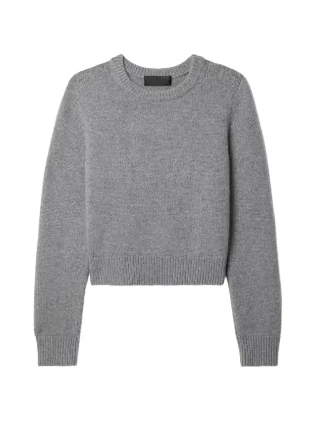 Poppy Cropped Brushed Cashmere Sweater