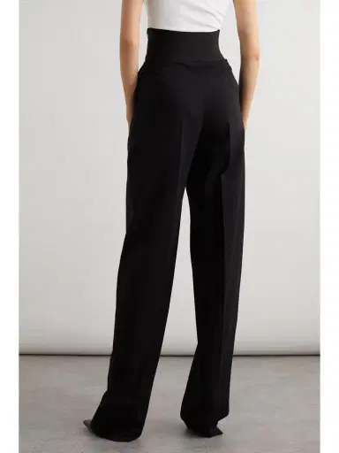 Alaïa Archetypes Belted Wool-blend Gabardine Wide-leg Pants | Thumbnail 3 Alaïa Archetypes Belted Wool-blend Gabardine Wide-leg Pants | Thumbnail 3