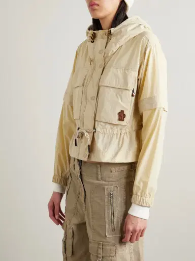 Moncler Grenoble Limosee Hooded Crinkled-shell Jacket | Thumbnail 3