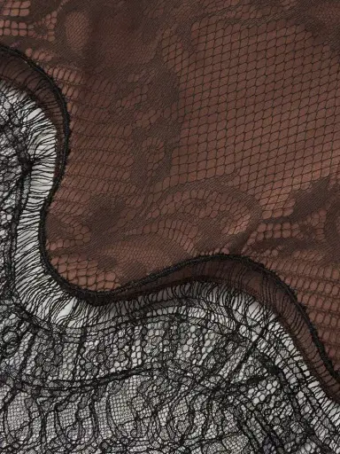 Tom Ford Satin And Scalloped Lace Skirt | Thumbnail 4