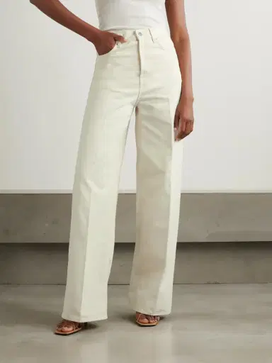 TOTEME Pleated High-rise Wide-leg Organic Jeans | Thumbnail 3 TOTEME Pleated High-rise Wide-leg Organic Jeans | Thumbnail 3