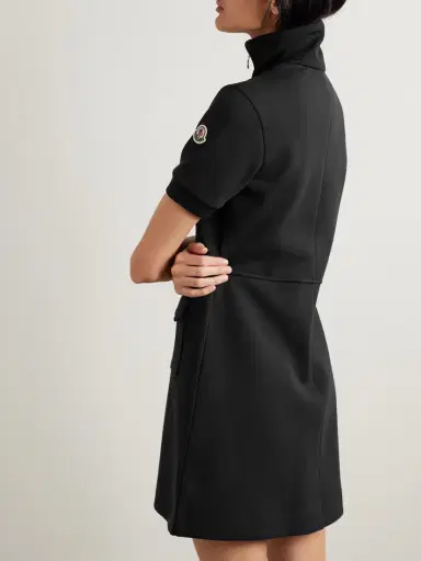 Moncler Cotton-blend Piqué Mini Dress | Thumbnail 3 Moncler Cotton-blend Piqué Mini Dress | Thumbnail 3