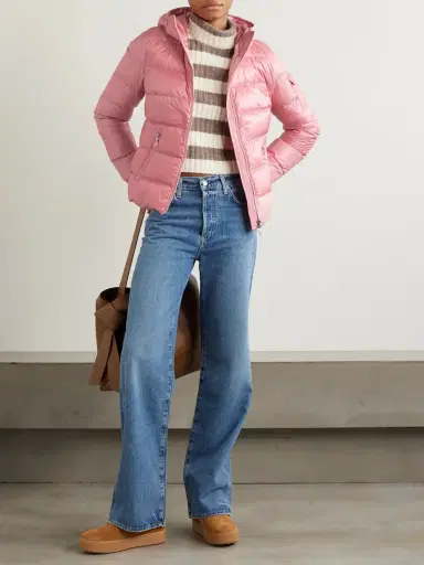 Moncler Gles Hooded Quilted Shell Down Jacket | Thumbnail 2