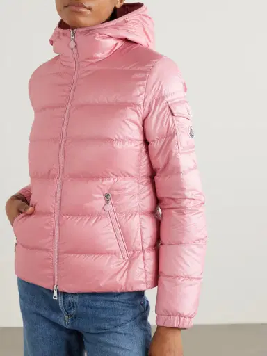 Moncler Gles Hooded Quilted Shell Down Jacket | Thumbnail 3