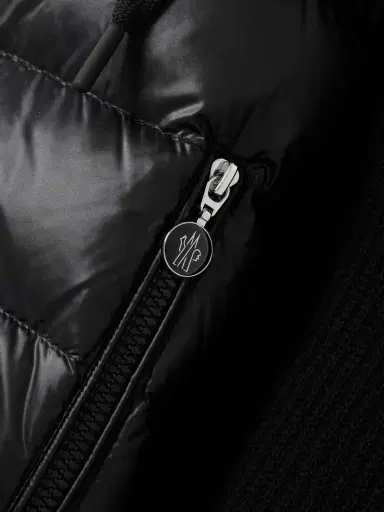 Moncler Ribbed Quilted Hooded Wool-trimmed Shell Down Jacket | Thumbnail 5 Moncler Ribbed Quilted Hooded Wool-trimmed Shell Down Jacket | Thumbnail 5