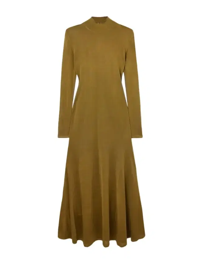 Jersey Turtleneck Gown