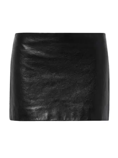 Khaite Jett Leather Mini Skirt | Thumbnail 1 Khaite Jett Leather Mini Skirt | Thumbnail 1