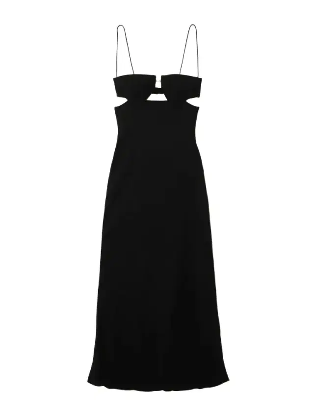 + Net Sustain Resort Cutout Twill Maxi Dress - x large