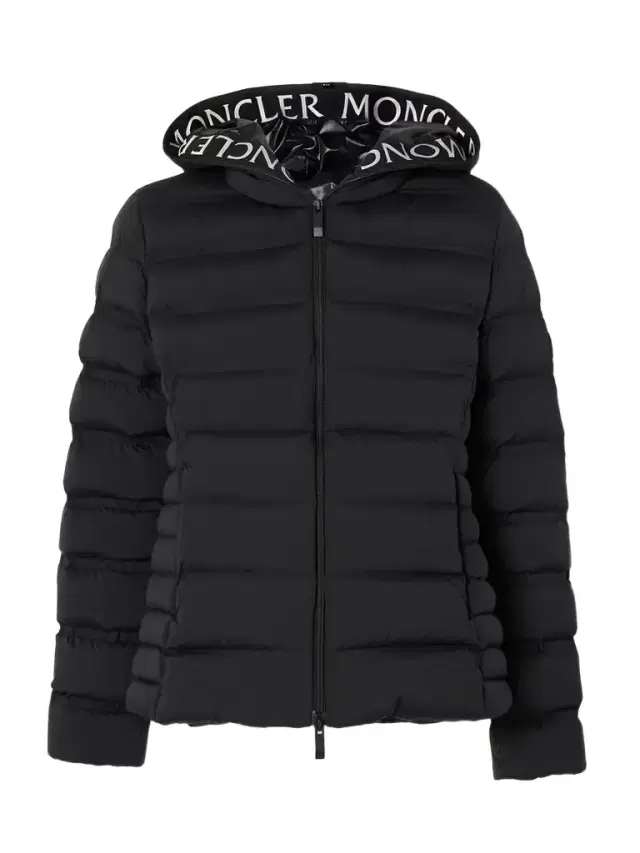 Appliquéd Webbing-trimmed Quilted Shell Down Jacket