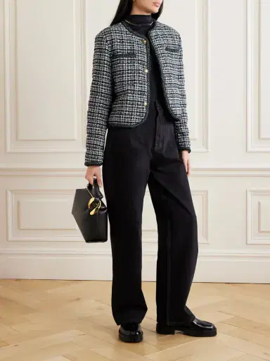 Moncler Eliadi Cotton-blend Tweed Down Jacket | Thumbnail 2