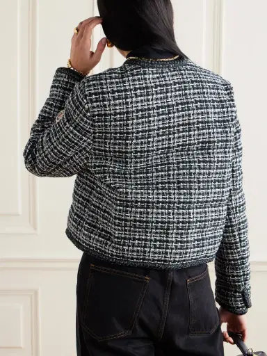 Moncler Eliadi Cotton-blend Tweed Down Jacket | Thumbnail 4
