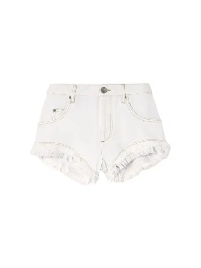 Isabel Marant Eneidao Fringed Denim Shorts
