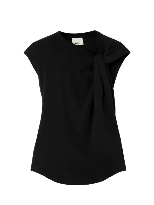 Nayda Knotted Cotton-jersey Top