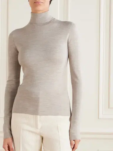 Gabriela Hearst May Wool, Cashmere And Silk-blend Turtleneck Sweater | Thumbnail 3 Gabriela Hearst May Wool, Cashmere And Silk-blend Turtleneck Sweater | Thumbnail 3