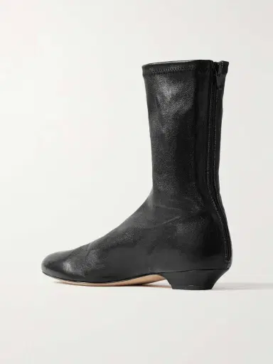 Khaite Leather Ankle Boots | Thumbnail 3