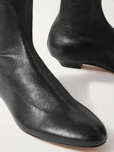 Khaite Leather Ankle Boots | Thumbnail 4