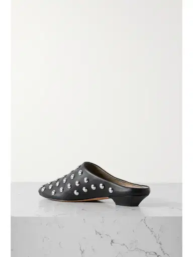 Khaite Otto Studed Leather Mules | Thumbnail 3