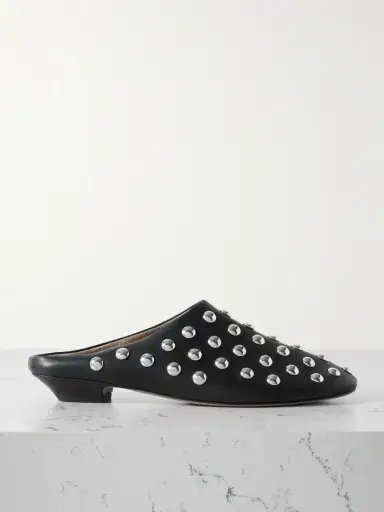 Khaite Otto Studed Leather Mules | Thumbnail 1