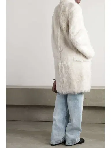 Yves Salomon Toscana Oversized Shearling Coat | Thumbnail 4