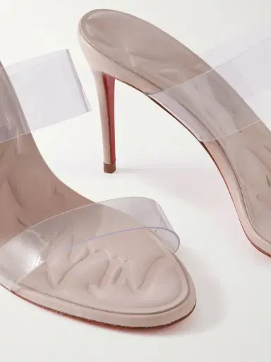 Christian Louboutin Just Loubi 85 Pvc Mules | Thumbnail 4 Christian Louboutin Just Loubi 85 Pvc Mules | Thumbnail 4