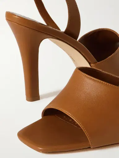 Manolo Blahnik Clotilde 105 Leather Slingback Sandals | Thumbnail 4