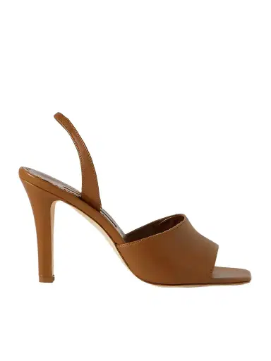 Manolo Blahnik Clotilde 105 Leather Slingback Sandals | Thumbnail 1