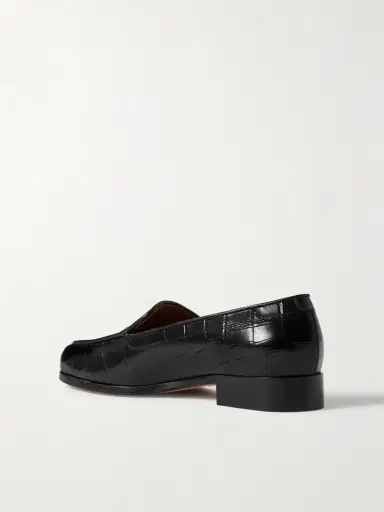 Emme Parsons Danielle Croc-effect Patent-leather Loafers | Thumbnail 3 Emme Parsons Danielle Croc-effect Patent-leather Loafers | Thumbnail 3