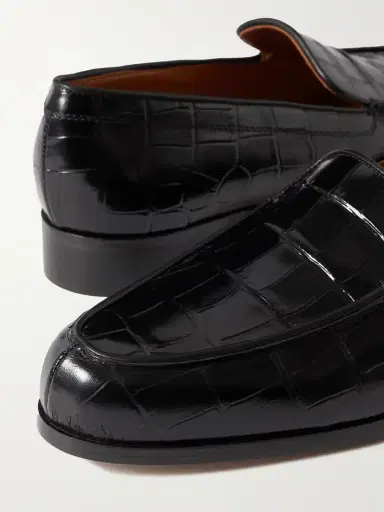 Emme Parsons Danielle Croc-effect Patent-leather Loafers | Thumbnail 4 Emme Parsons Danielle Croc-effect Patent-leather Loafers | Thumbnail 4