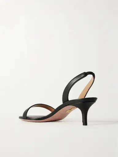 Aquazzura So Nude 50 Leather Slingback Sandals | Thumbnail 3 Aquazzura So Nude 50 Leather Slingback Sandals | Thumbnail 3
