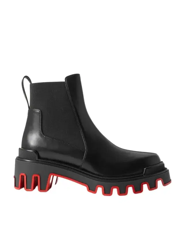 Christian Louboutin Marchacroche Dune Leather Chelsea Boots