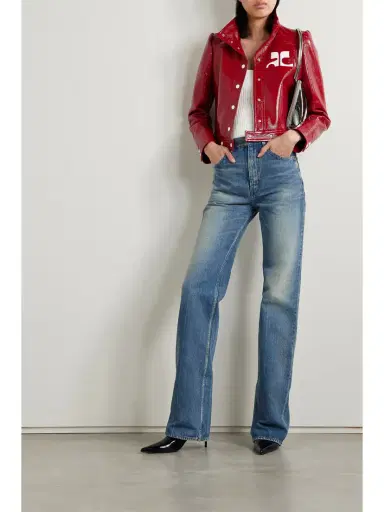 Courrèges Reedition Coated Cotton-blend Jacket | Thumbnail 2