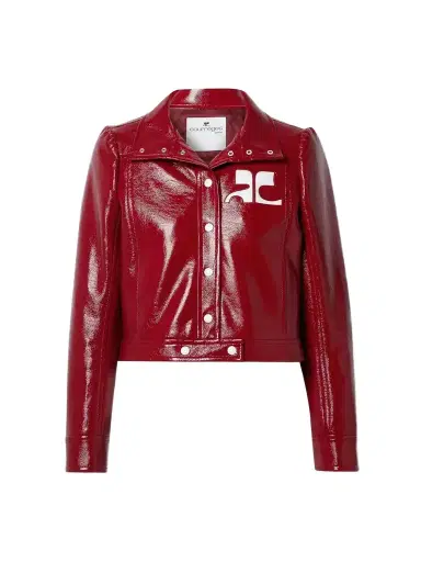 Courrèges Reedition Coated Cotton-blend Jacket | Thumbnail 1
