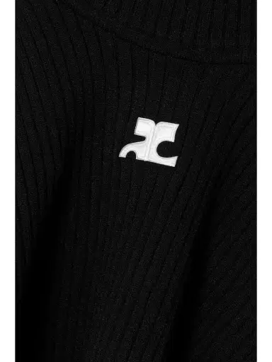 Courrèges Embroidered Ribbed-knit Top | Thumbnail 4